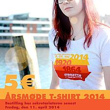 BESTIL DIN ÅRSMØDE T-SHIRT NU