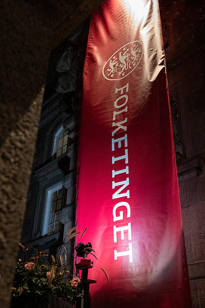 Det danske mindretal deltager i Kulturnatten på Christiansborg.