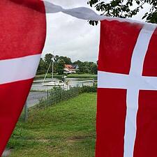 En rigtig fin Sankt Hans aften i Mysunde ved Slien . Hyggesnak, bål og en glimrende båltale ved&hellip;