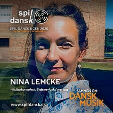 Spil Dansk har skrevet om vores kulturkonsulent NINA LEMCKE. 🥰