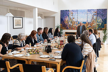 Serbiske embedsfolk lærer af grænselandet