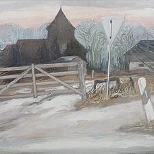 Kunstner: Holger Hattesen
Titel: Oversø
Teknik: Maleri - olie på spånplade
Mål: 54,0 cm x 69,0 cm&hellip;