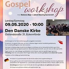 DESVÆRRE AFLYST - GOSPEL WORKSHOP I EGERNFØRDE DANSKE KIRKE 9. MAJ