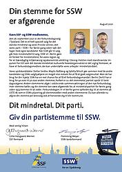 Når SSW går til valg, går hele mindretallet til valg